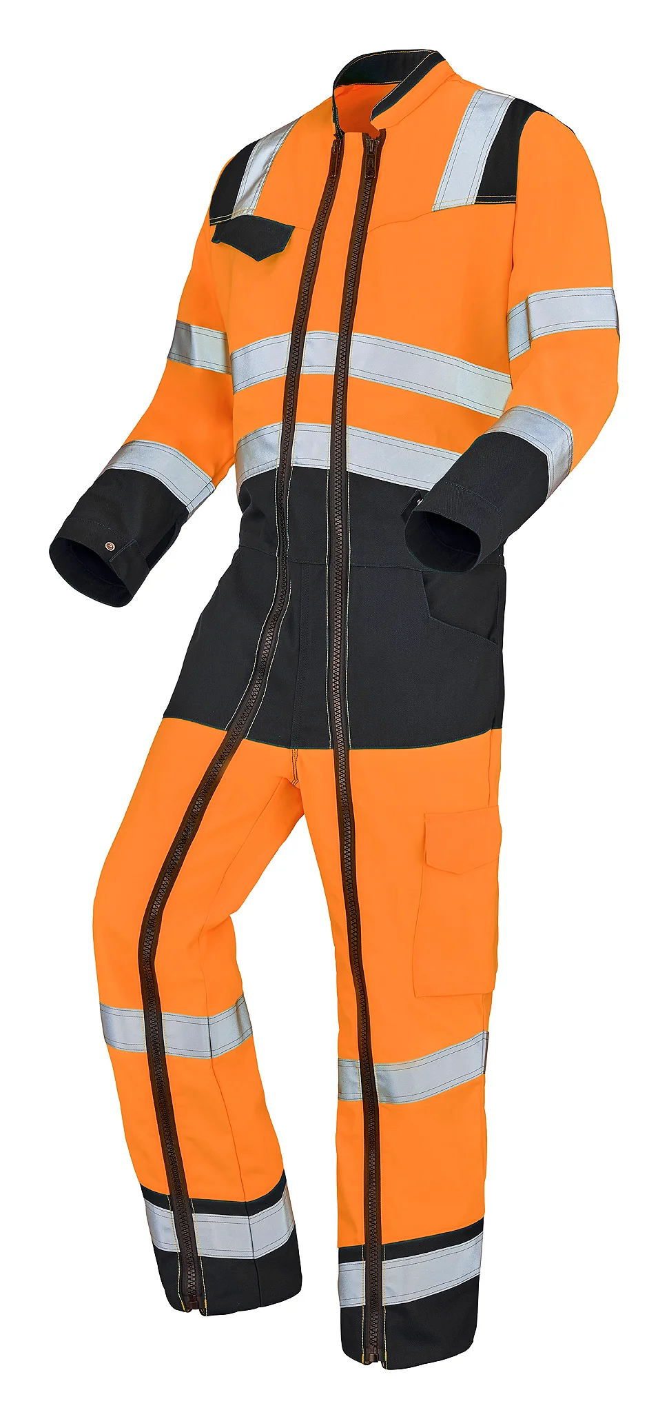 COMBINAISON 2 ZIP FLUO SAFE XP image