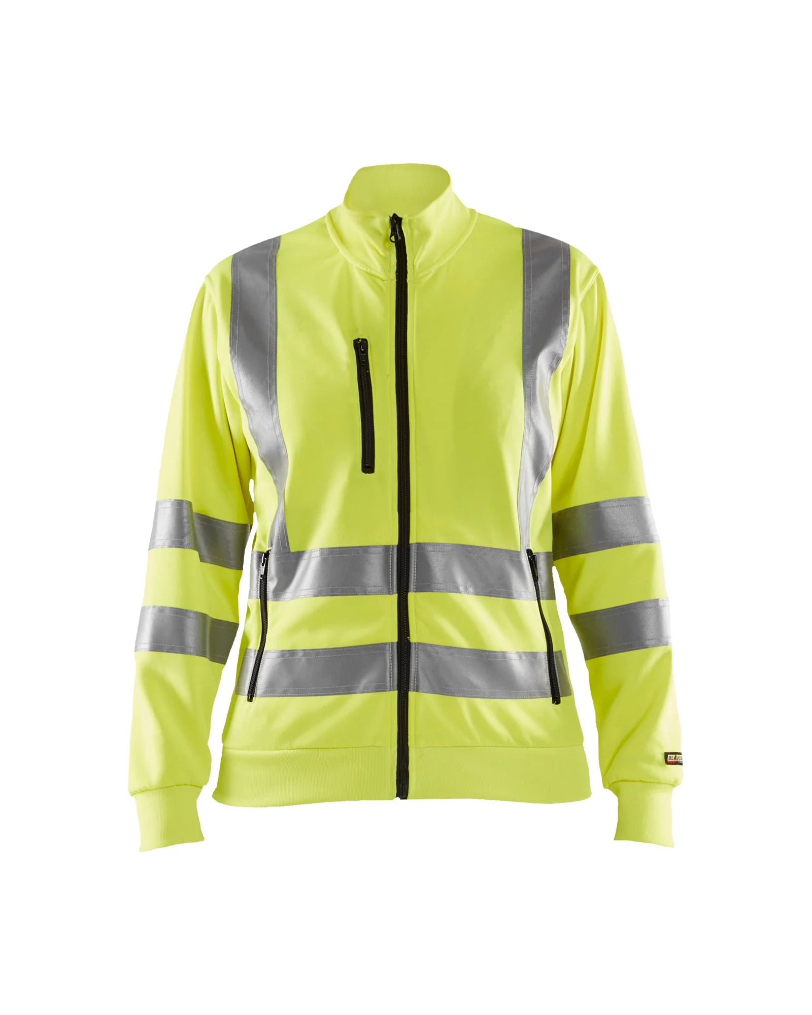 Sweat de travail zippé haute visibilité femme 3308 - Jaune fluo image