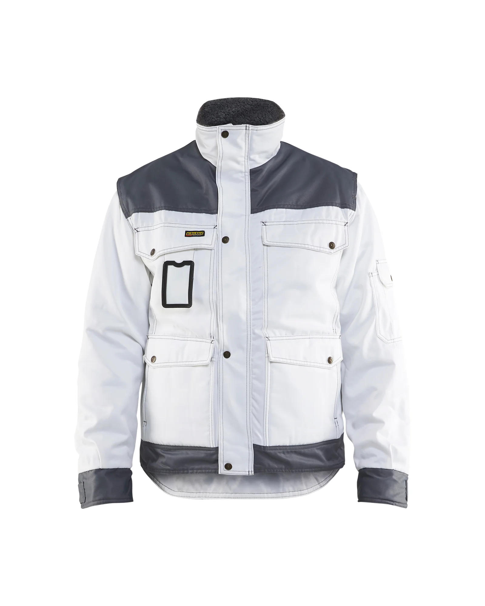 Veste de peintre hiver 4865 - Blanc/Gris clair image