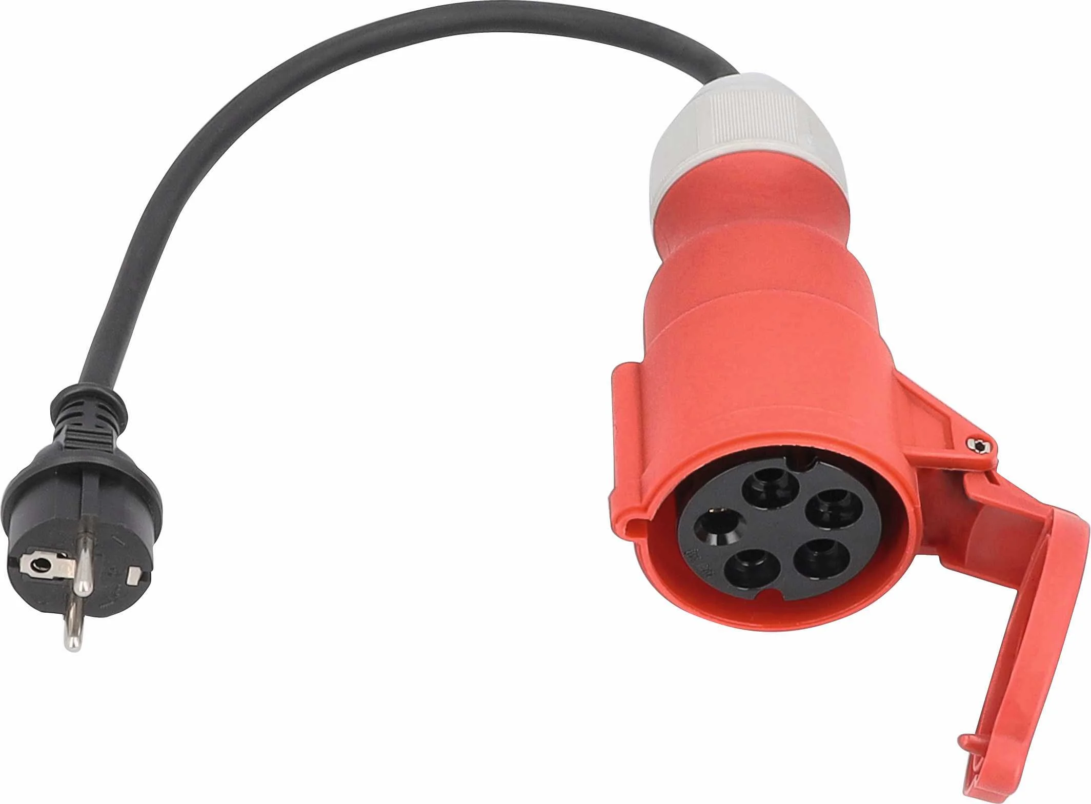 CABLE ADAPTATEUR VOITURE ELECTRIQUE EN CAOUTCHOUC LOURD H07RN-F 3G2,5 DE 0,3M IP44 image