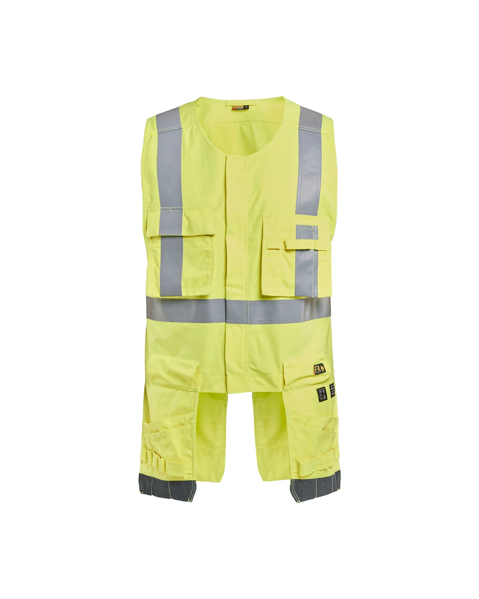 Gilet de travail sans manches multinormes inhérent 3089 - Jaune fluo image