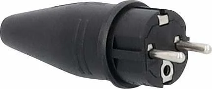 FICHE DE CHANTIER MALE RENFORCEE CAOUTCHOUC 2P+T CAPACITE 3X1,5MM2 IP44 image