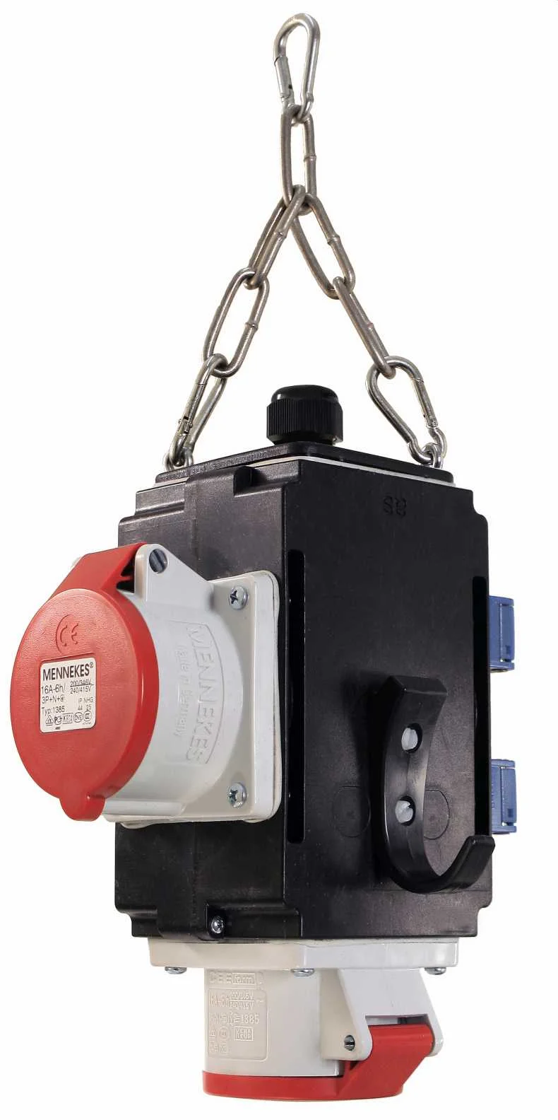 + 2 PRISES CEI 3PNT/16A/400V CABLE 5X4MM2 - IP44 image