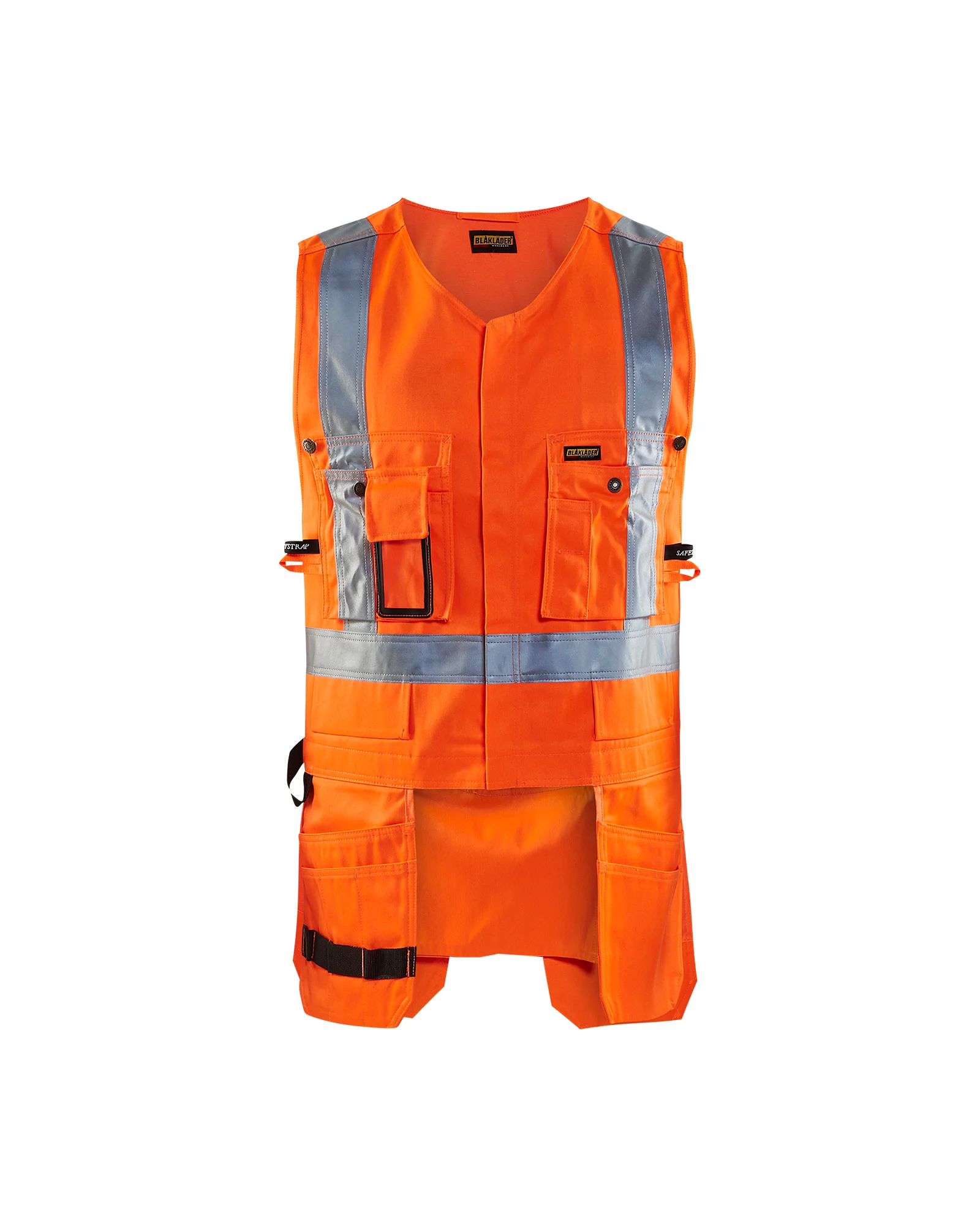 Gilet de travail porte-outils haute visibilité 3027 - Orange fluo image