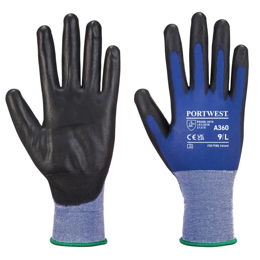 Gants Senti-Flex Bleu/Noir image