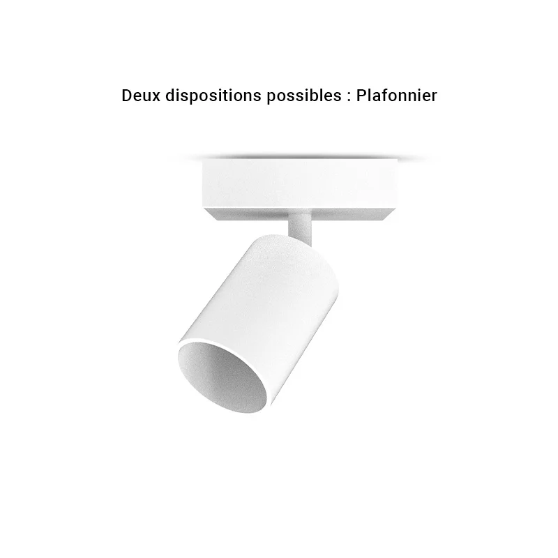 Applique intérieure JASMIN GU10 (sans ampoule LED 7W max) IP20 - Blanc image