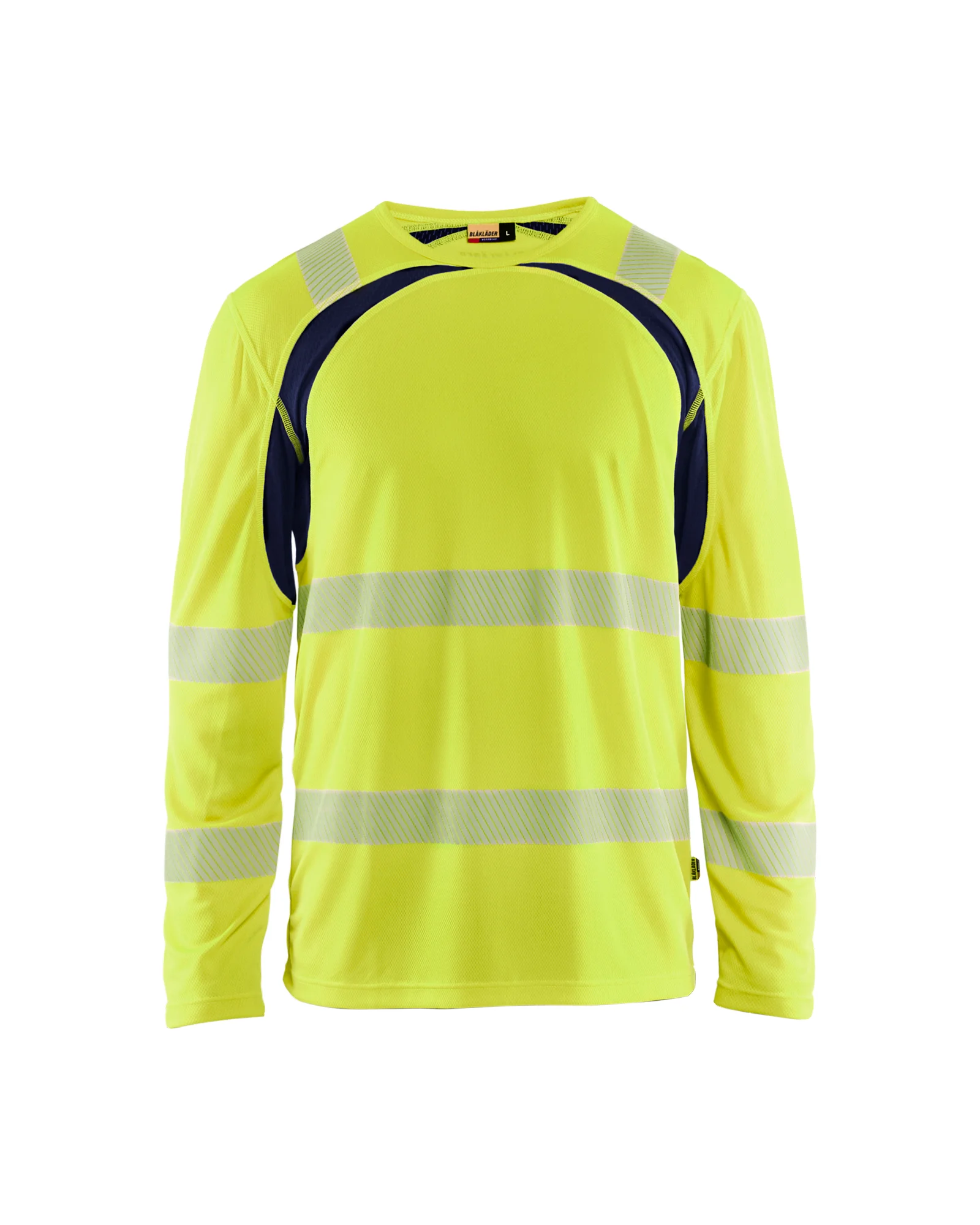 T-shirt de travail manches longues haute visibilité 3599 - Jaune/Marine image