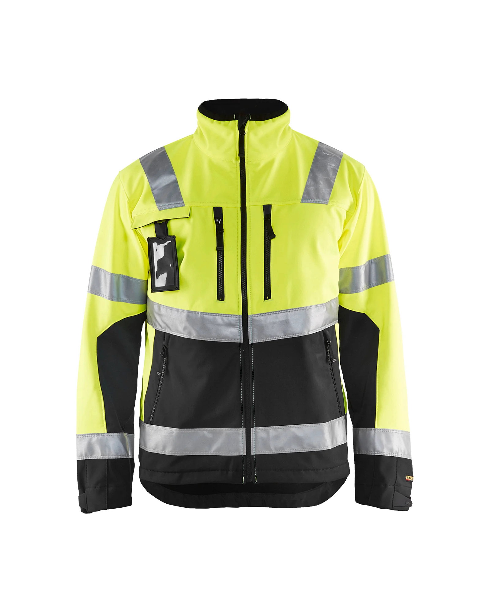 Veste de travail softshell haute visibilité 4900 - Jaune fluo/Noir image