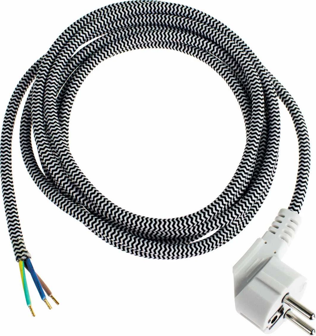 CORDON DE RACCORDEMENT POUR FER A REPASSER H03RT-F 3G0,75 - 3M - NOIR image