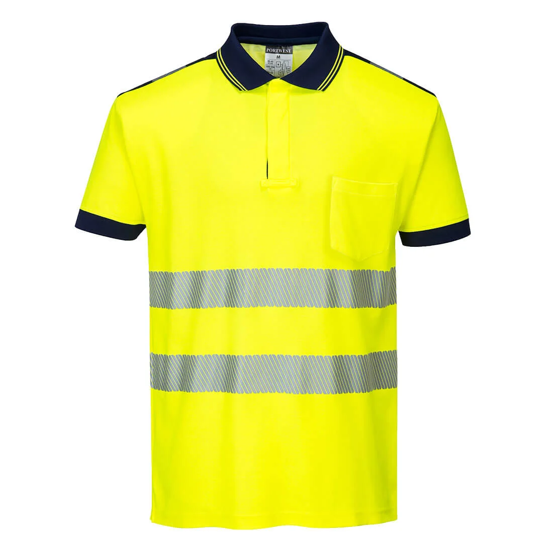 Polo HV PW3 Jaune/Marine image
