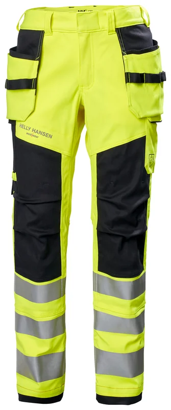 Pantalon de construction haute visibilité classe 2 FYRE - Jaune HV image