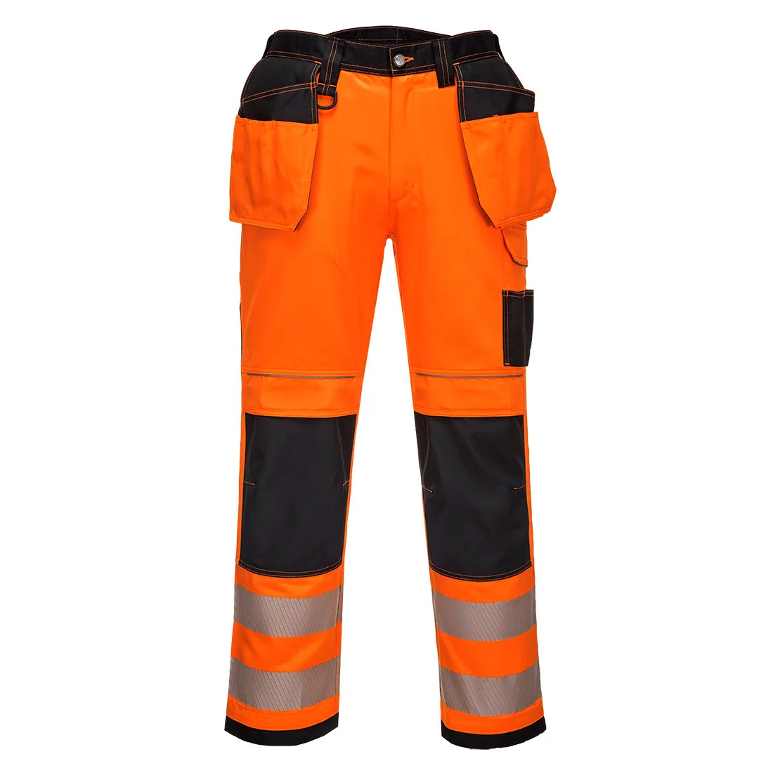 Pantalon HV PW3 poches flottantes Orange/Noir image