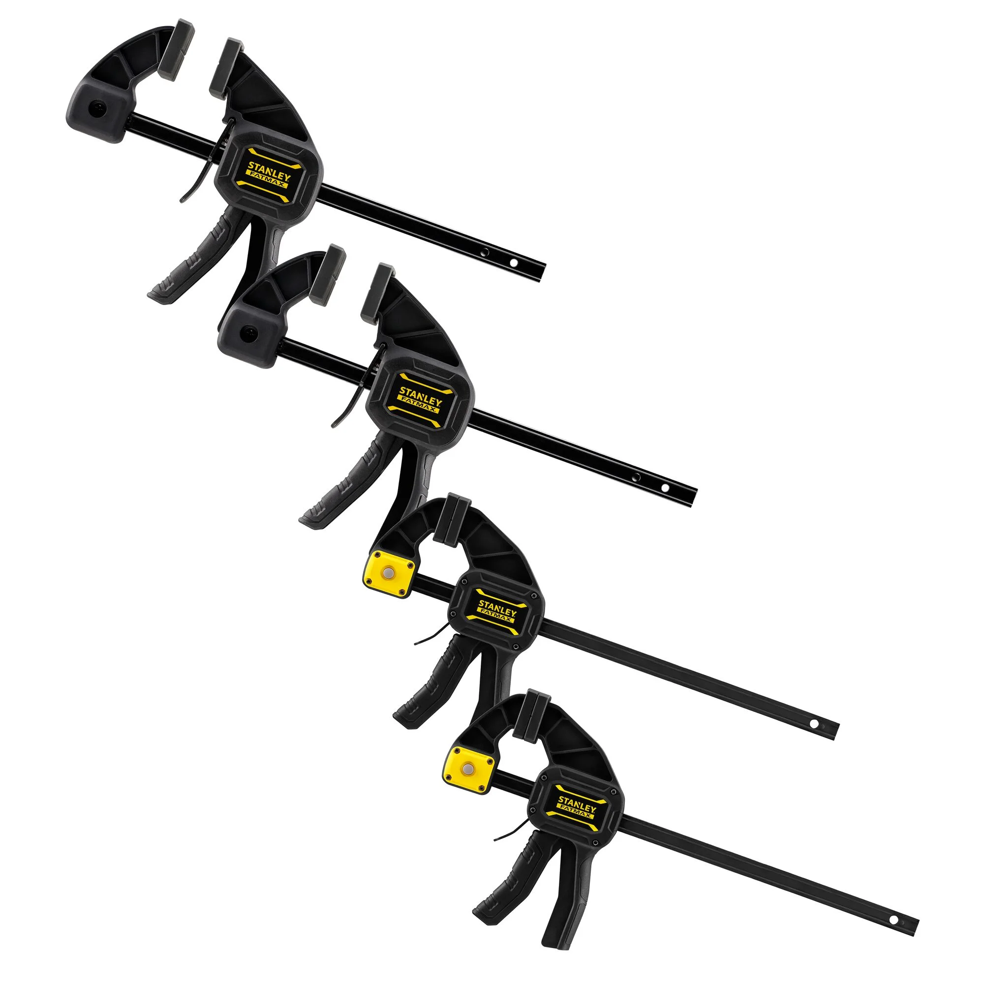 Lot de 4 - Serre-joints FATMAX - L 300mm x 2 & M 150mm x 2 image