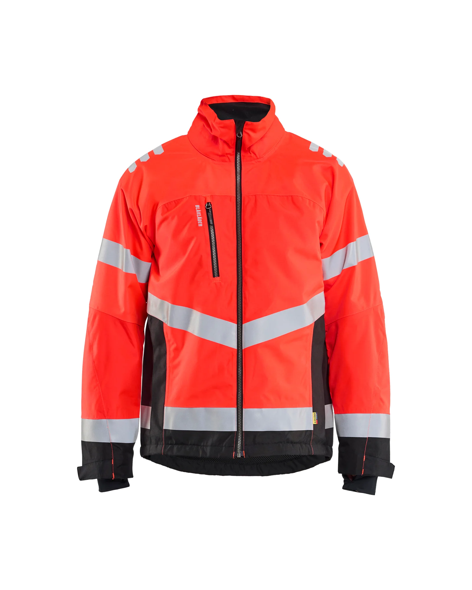Veste de travail doublée haute visibilité 4780 - Rouge fluo/Noir image
