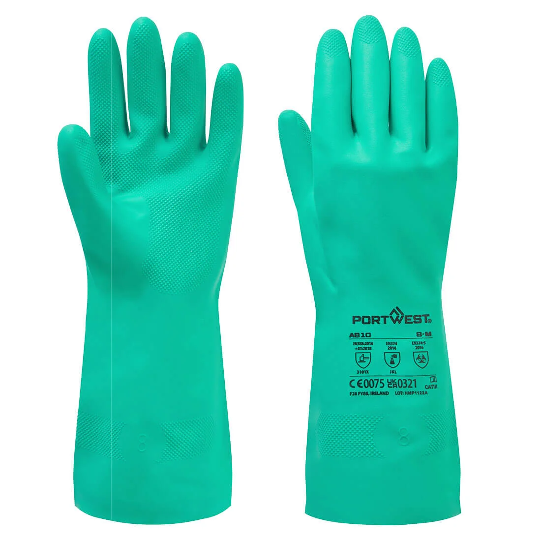 Gants Nitrosafe chimique Vert image