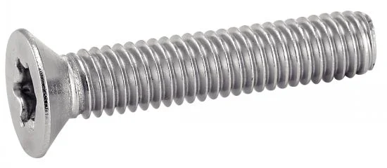 Vis à métaux tête fraisée six lobes - Inox A2 image