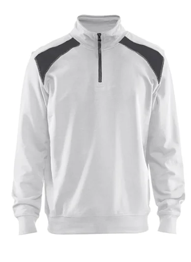 Sweat de travail à col camionneur bicolore 3353 image