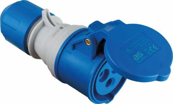 PRISE CEI MONOPHASE 1PNT/16A/230V + INDICATEUR DE TENSION POWERLIGHT IP44 image