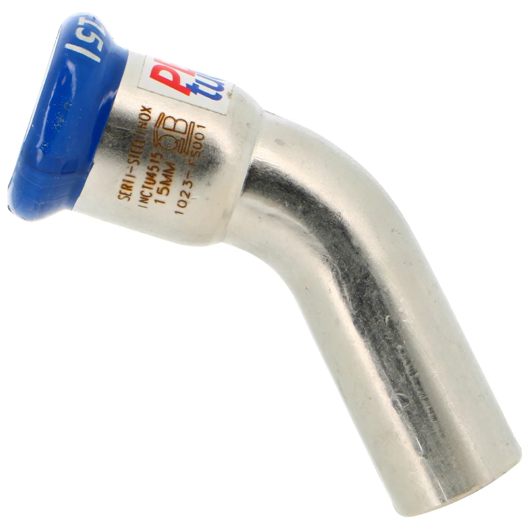 Coude à sertir FM 45° SERTIsteel Inox - Empreinte M image