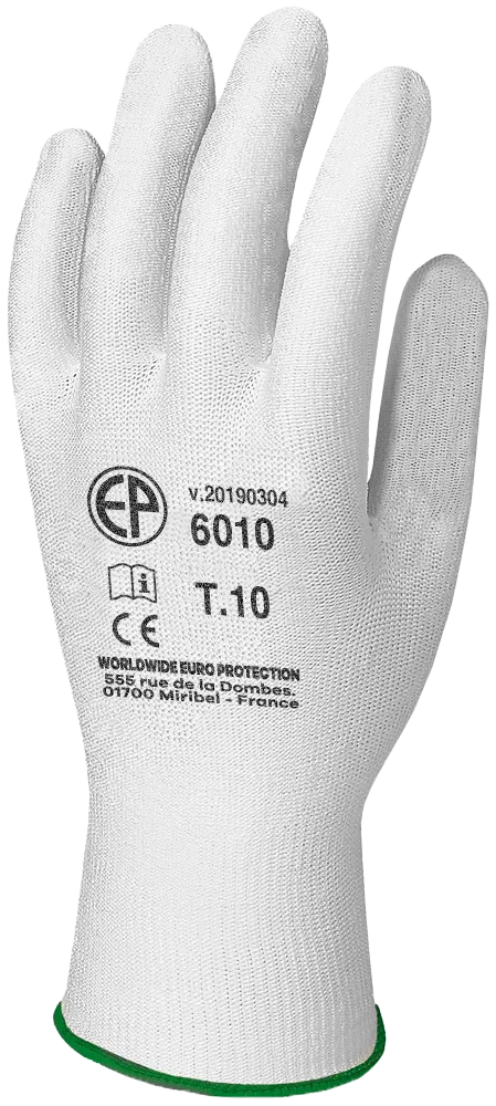 Lot de 10 paires de gants tricoté 100% polyamide 13 gr image