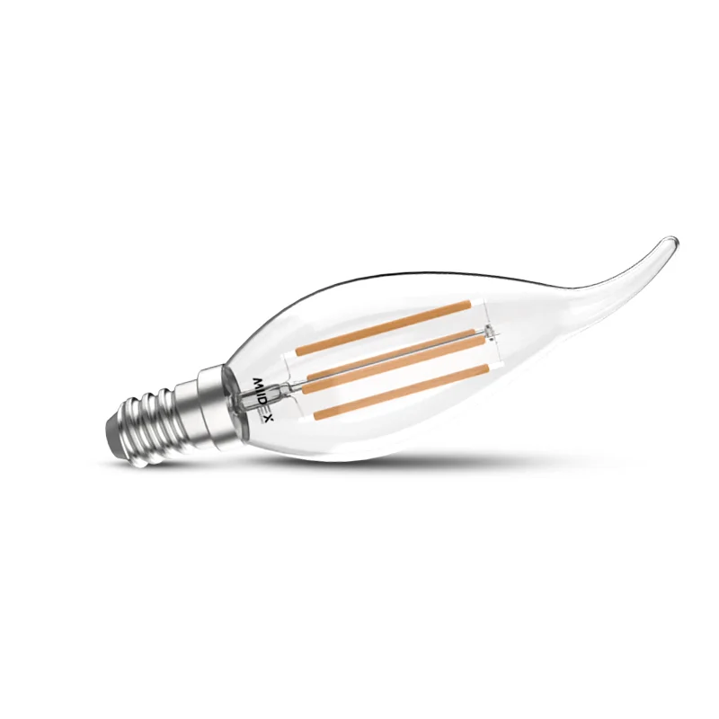 Ampoule LED COB coup de vent à filament E14 IP20 image