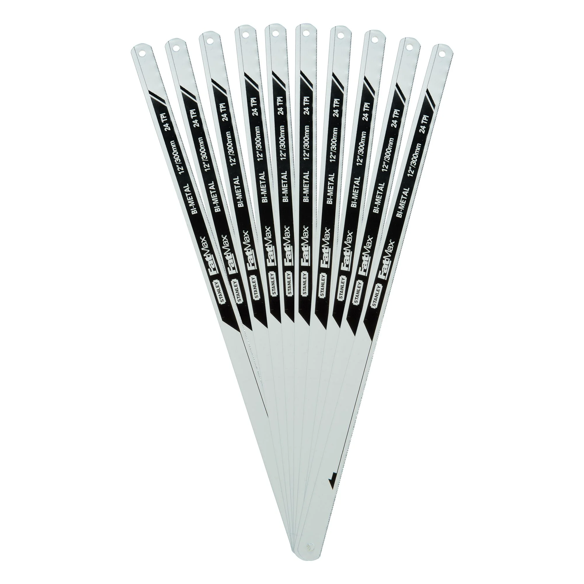 Lot de 10 - Lames de scie à métaux bi-métal FATMAX 300 mm 24 dents/pouce image