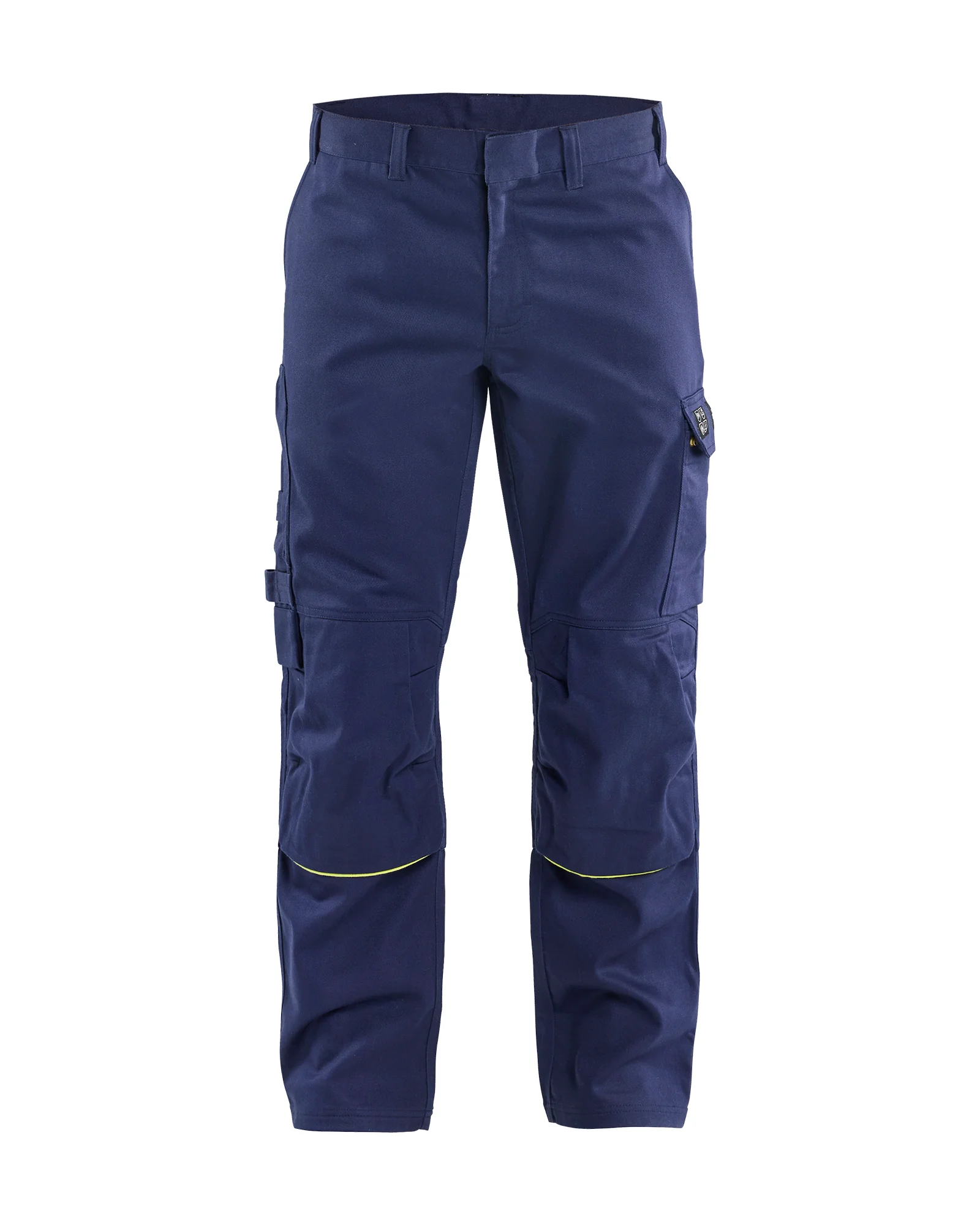Pantalon de soudeur 1701 - Marine/Jaune fluo image