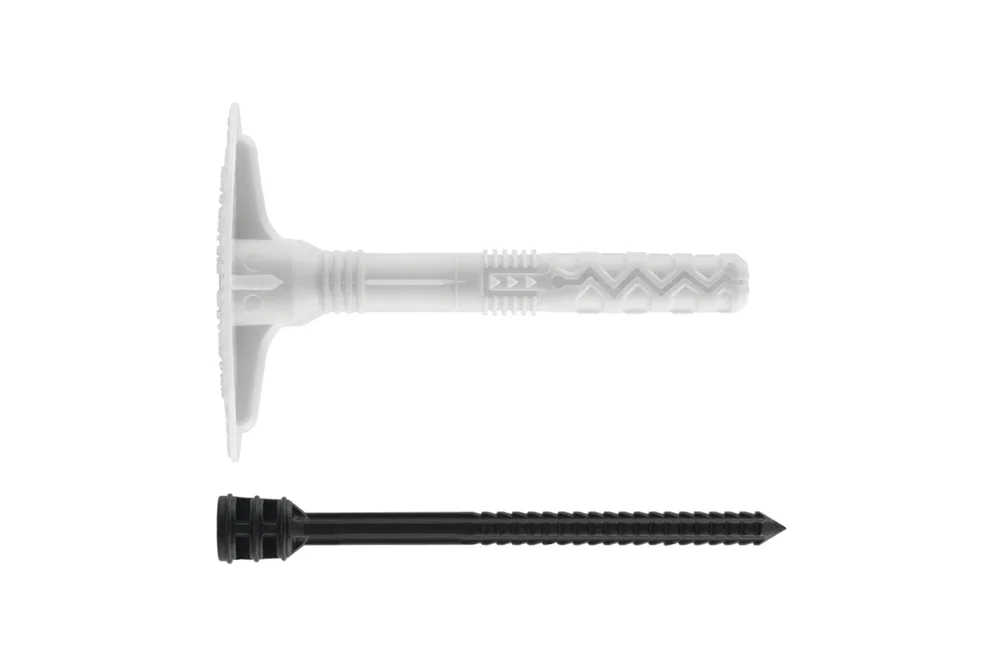 Cheville avec clou de polyamide pour fixation de panneaux isolants - Polypropylène image