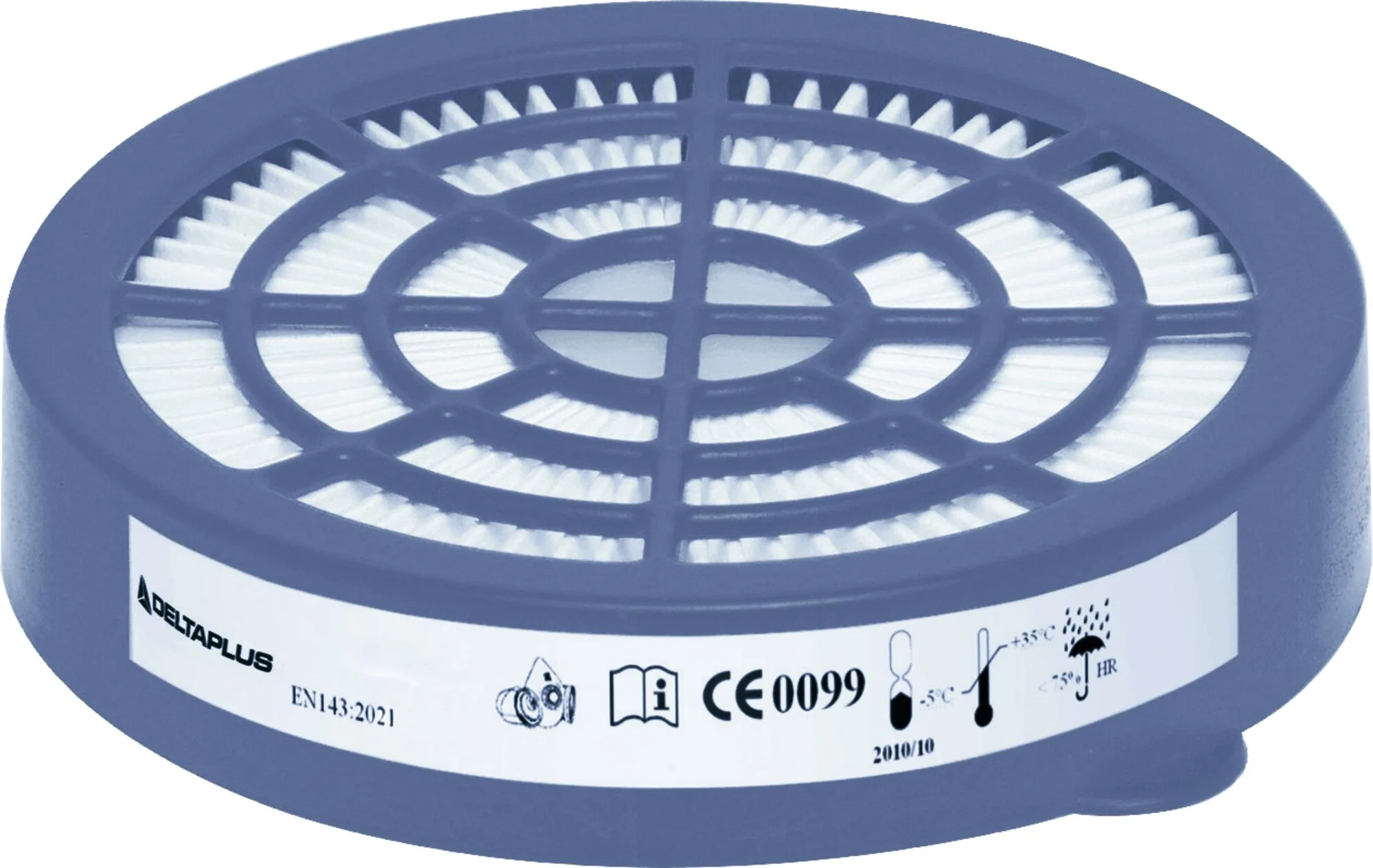 Sachet de 2 filtres de protection respiratoire pour masque PREFILTRES P3 M6000E image