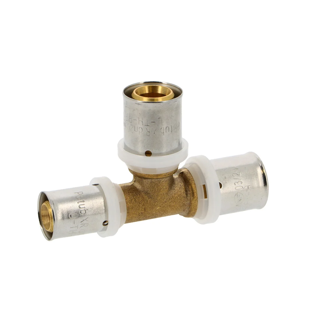 Raccord Té Inégal laiton XR Multicouche à sertir TH-H-U-RFz image