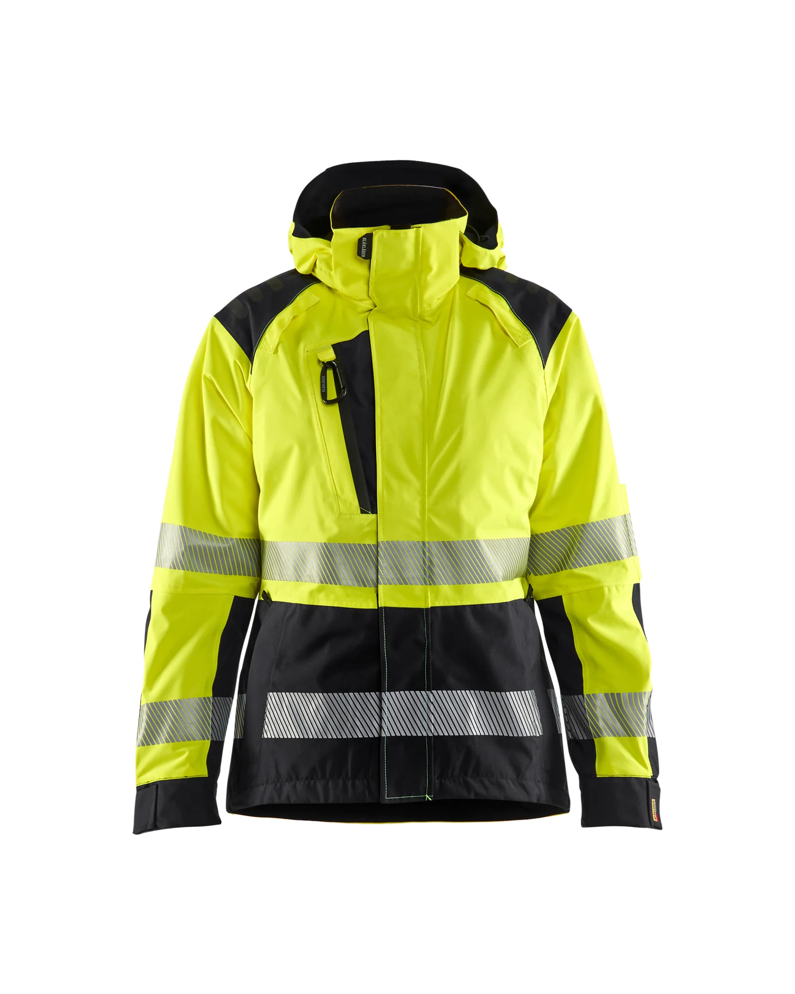 Veste de travail hardshell haute visibilité femme 4436 - Jaune/Noir image