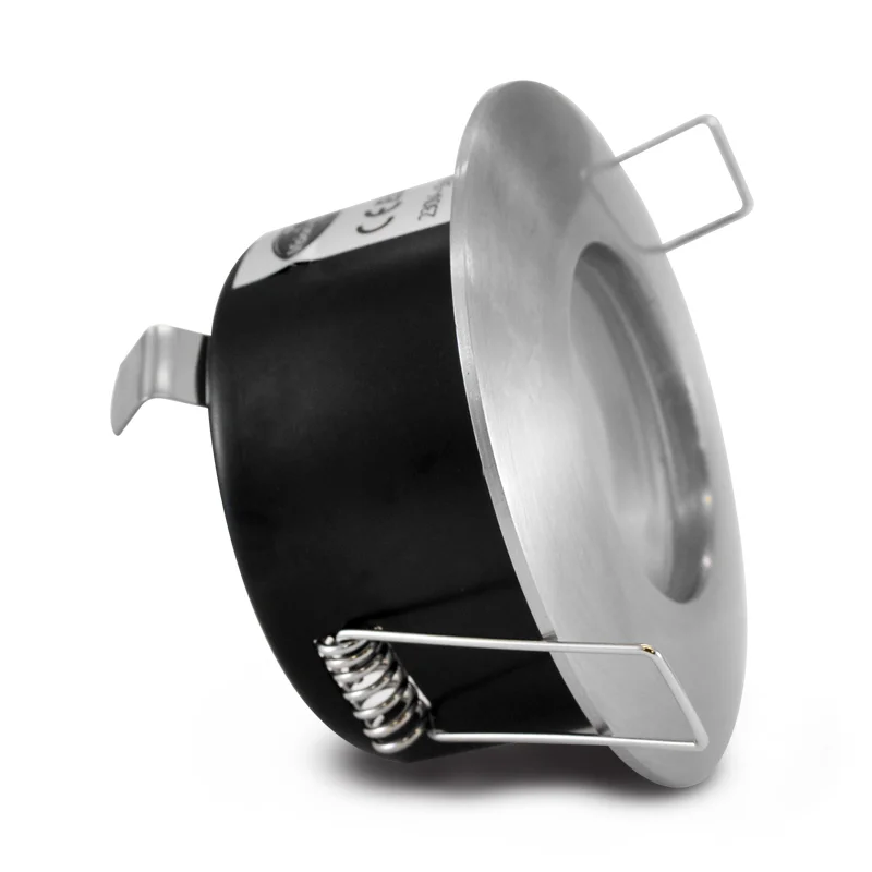 Support plafond BBC pour spot rond étanche Ø83mm IP20/IP65 - Argent image