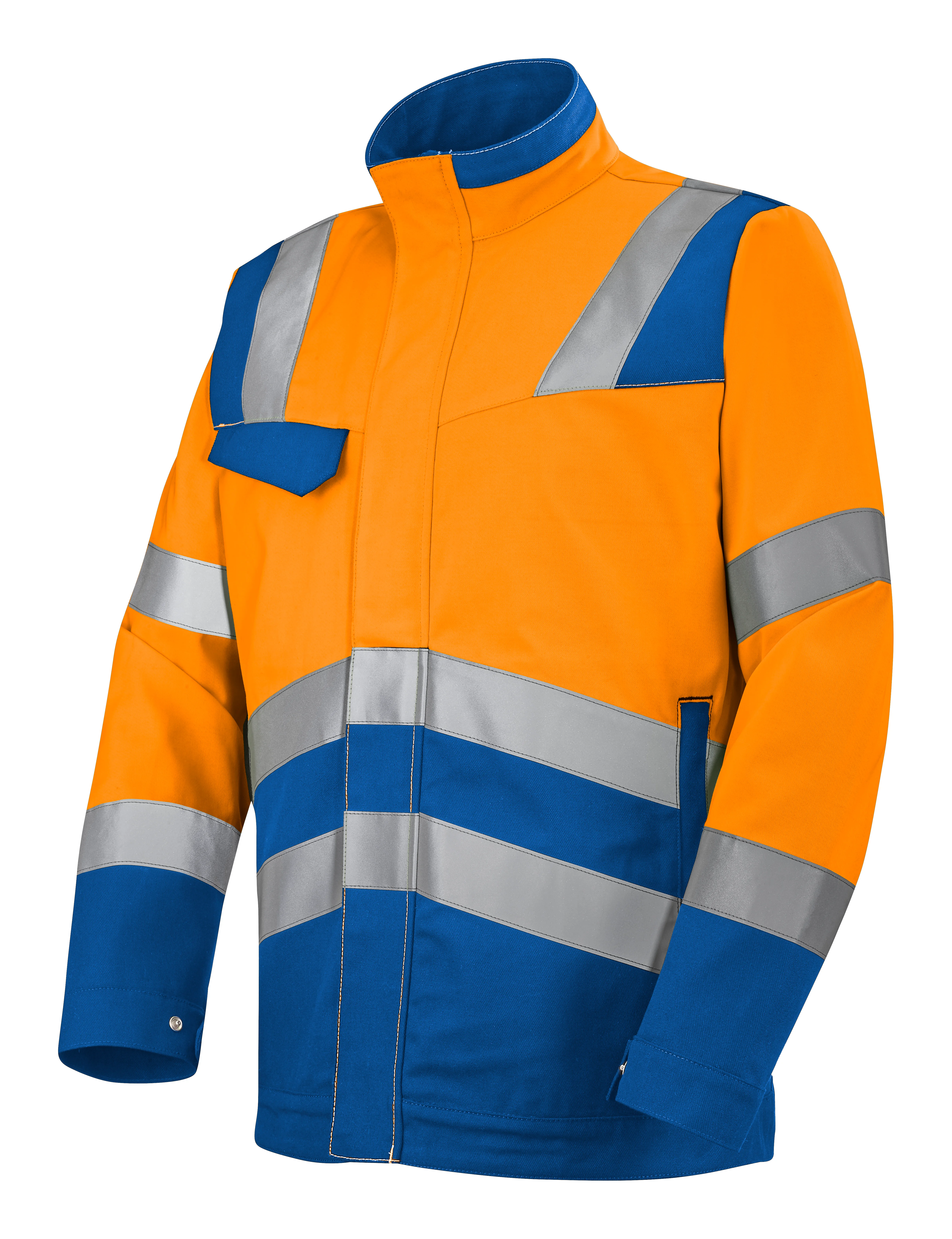 BLOUSON FLUO SAFE XP ORANGE FLUO/BLEU BUGATTI image