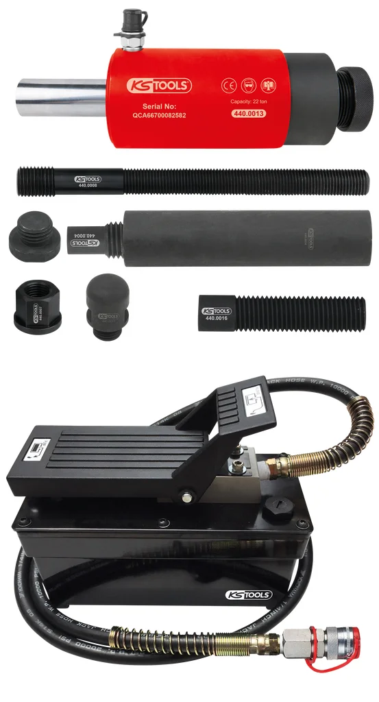 Unité hydraulique 22 t avec pompe hydropneumatique, 13 pcs image