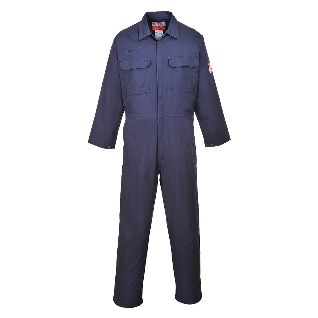 Combinaison de travail Hi-Vis Bizflame Marine image