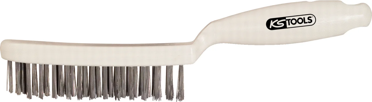 Brosse métallique à 4 rangées acier, 285 mm image