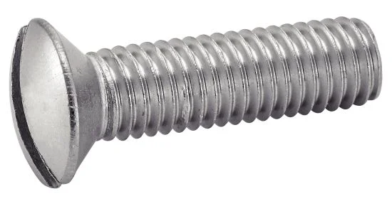 Vis à métaux tête fraisée bombée fendue - Inox A2 image