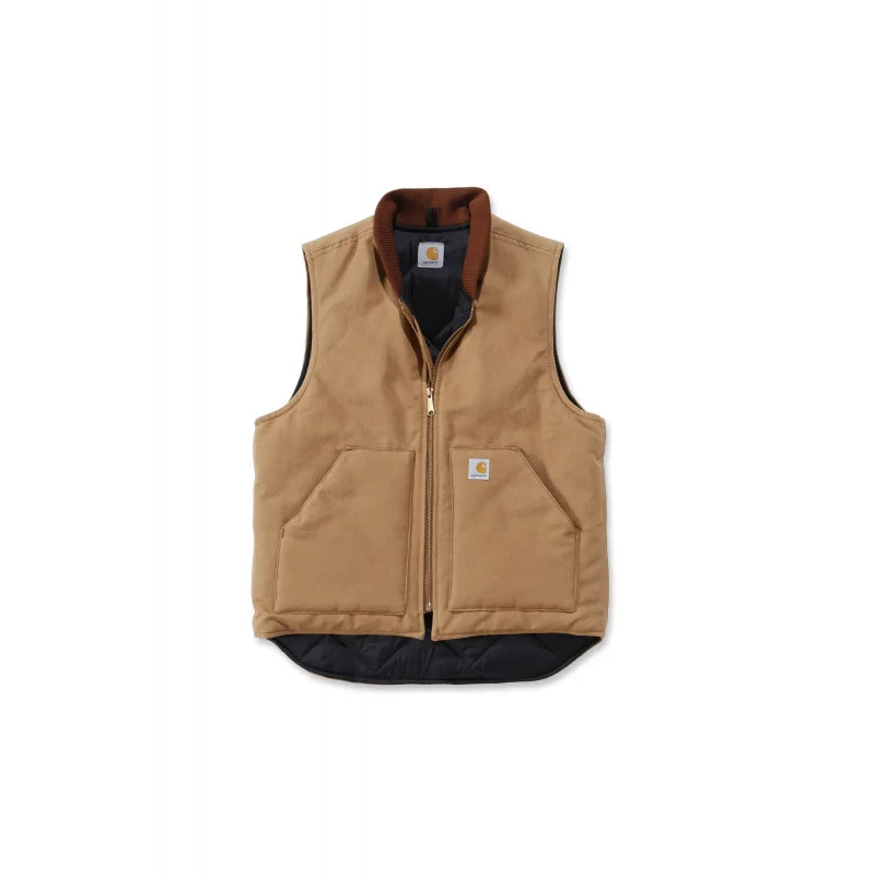 Gilet de travail sans manches Cotton Duck avec doublure thermique image