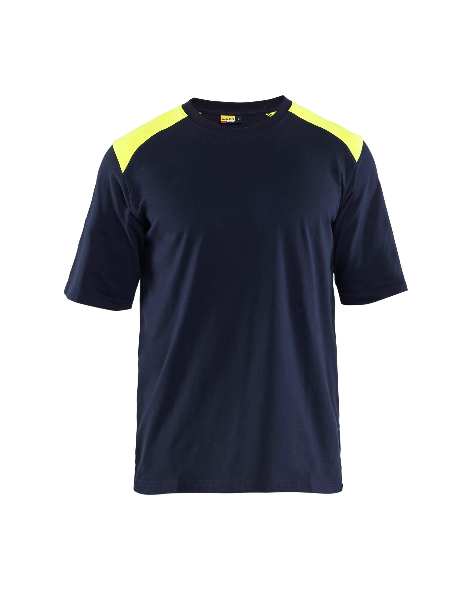 T-shirt de travail retardant flamme 3476 - Marine/Jaune image
