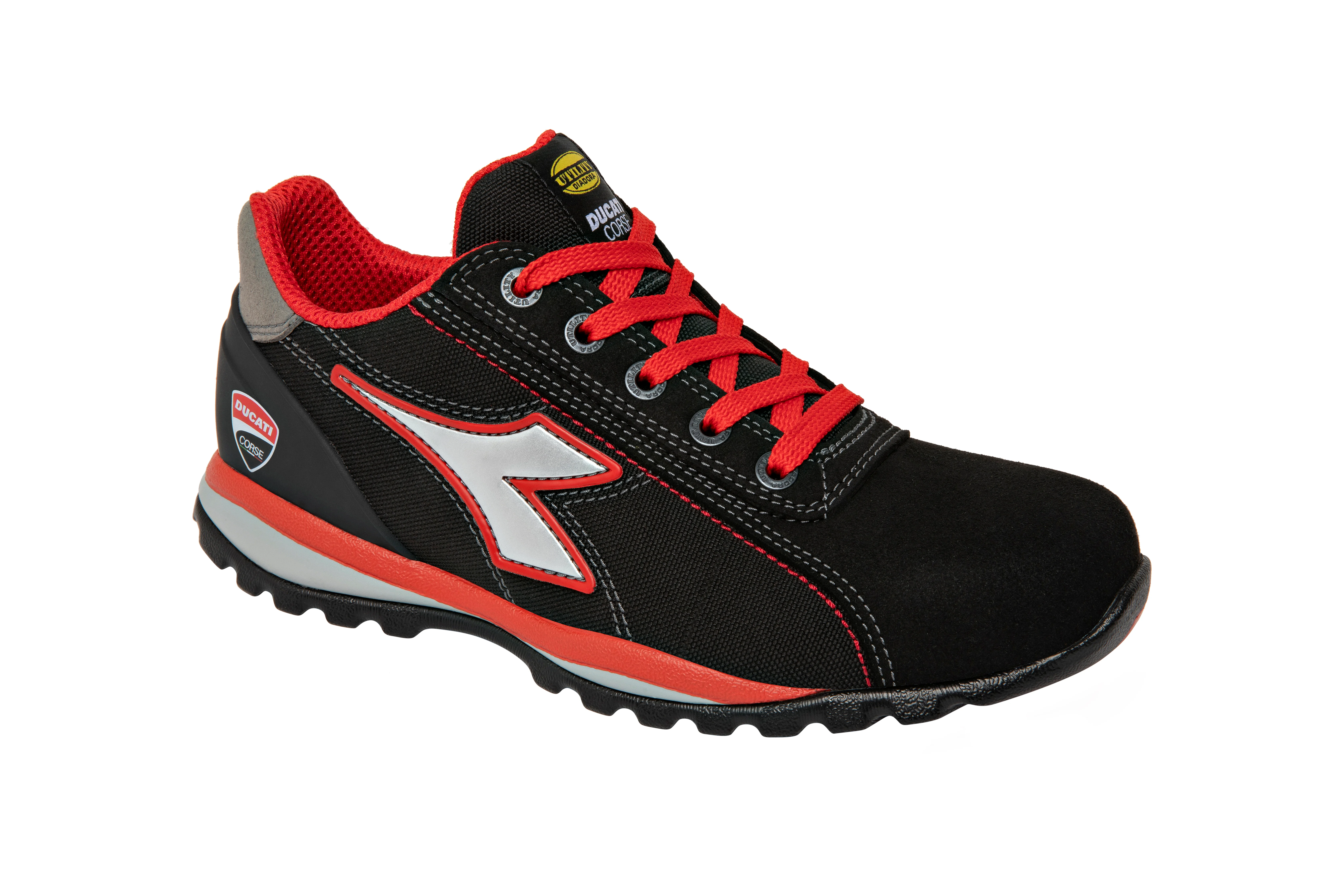 Chaussures de sécurité basses GLOVE MONSTER S3S FO HRO - Noir/Rouge image