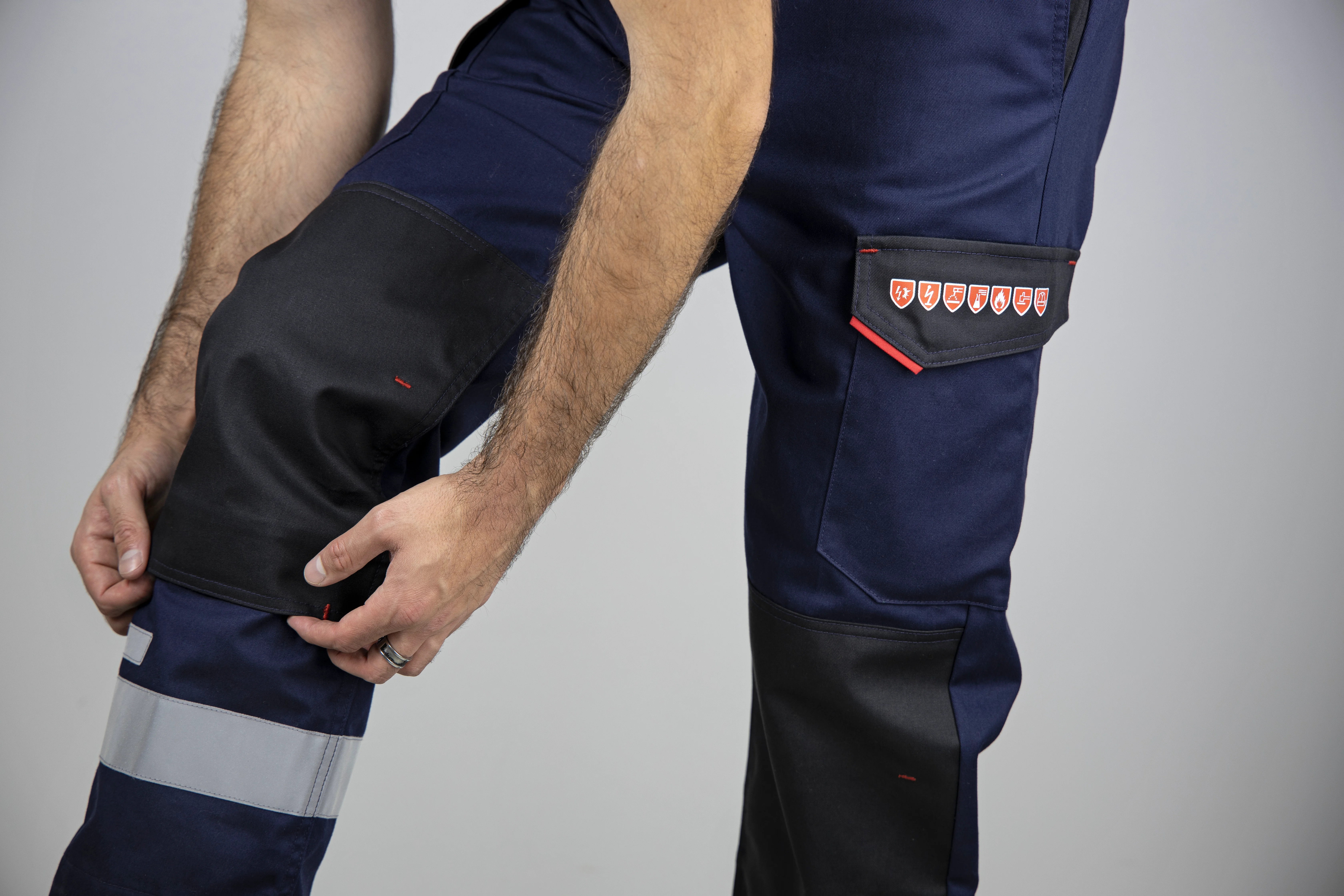 Pantalon de travail multirisque LINGOT - MARINE image