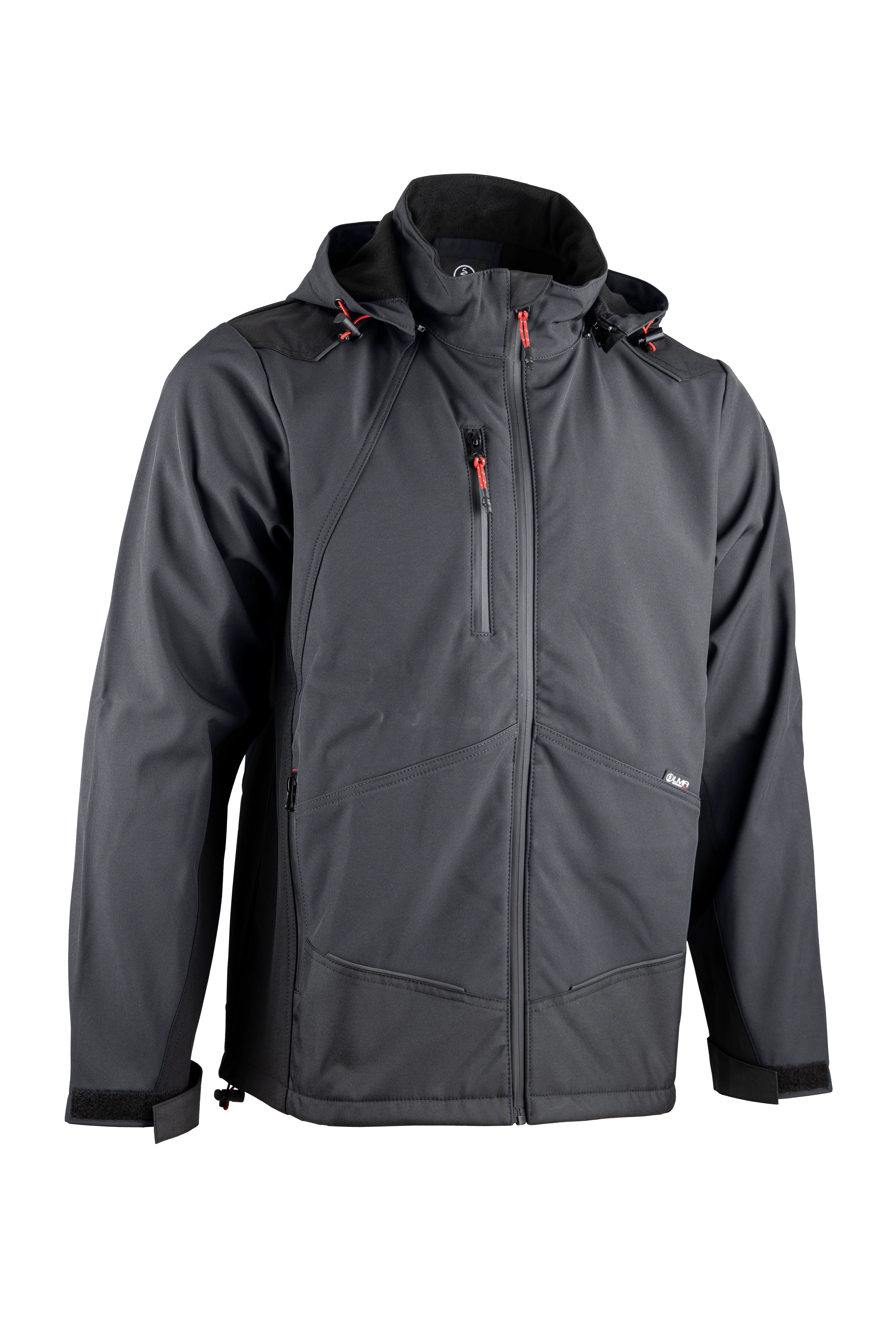 Veste de travail Softshell bicolore ROCK - GRIS NUIT/NOIR image