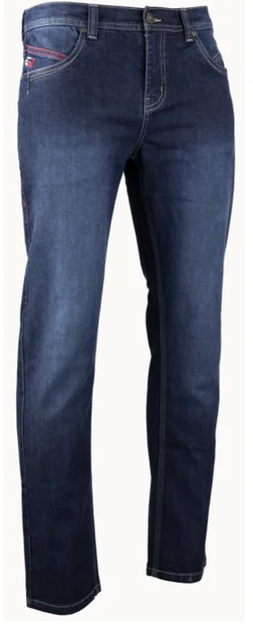 Jean de travail stretch ROLLER - DENIM/DARK INDIGO image