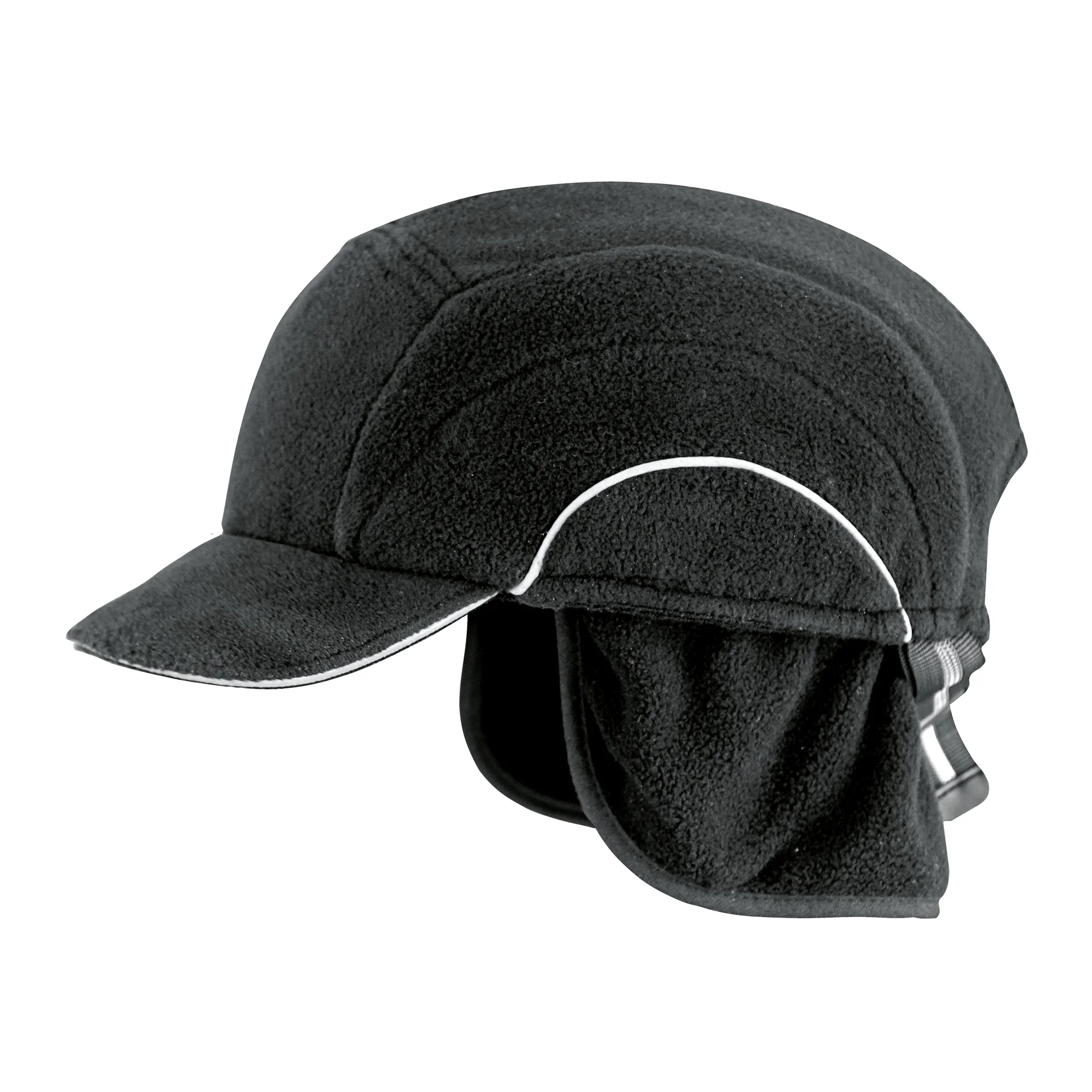 Casquette de sécurité Hardcap A1+ polaire visière courte - 5cm Noir image
