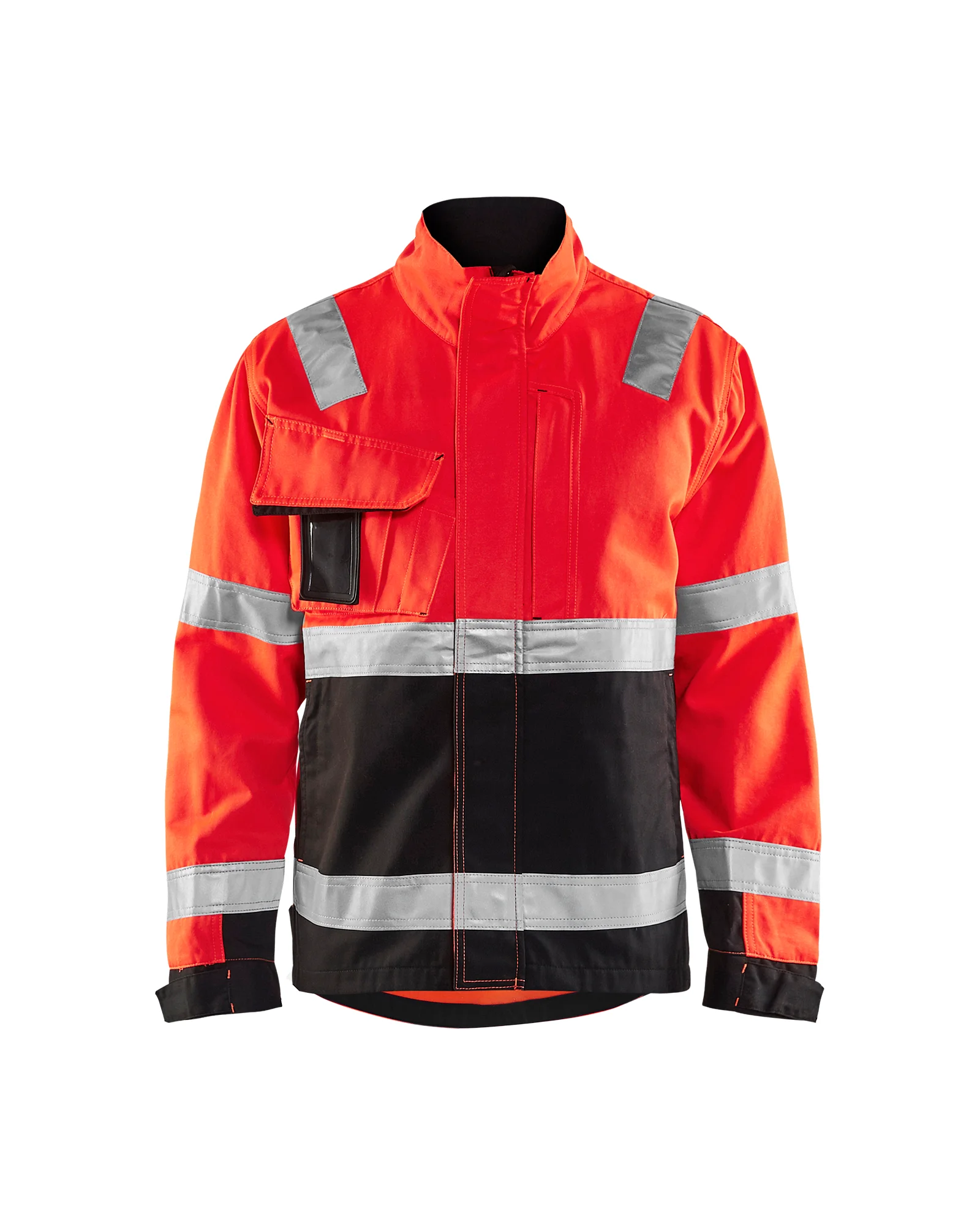 Veste de travail haute visibilité 4064 - Rouge fluo/Noir image