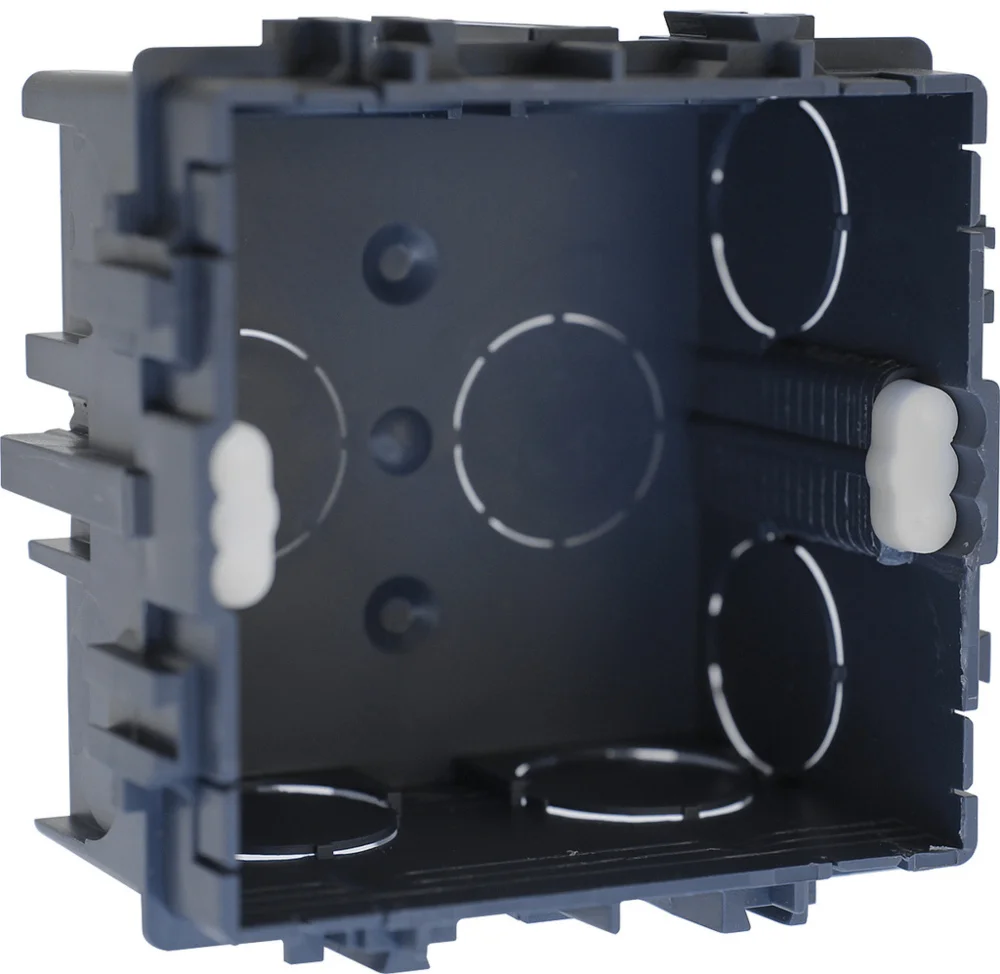 Boite d'appareillage maçonnerie - Grise + vis - 75x75mm - XL TRADI image