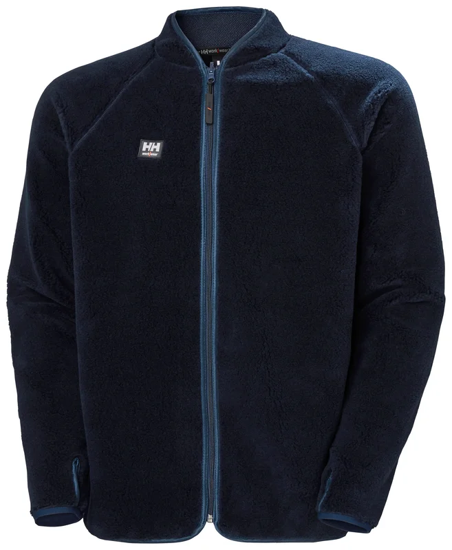 Veste de travail réversible polaire zippée BASEL - Bleu marine image