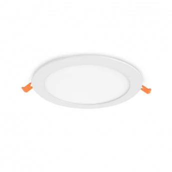 Plafonnier rond Alu blanc encastrable SLIMY ECO image