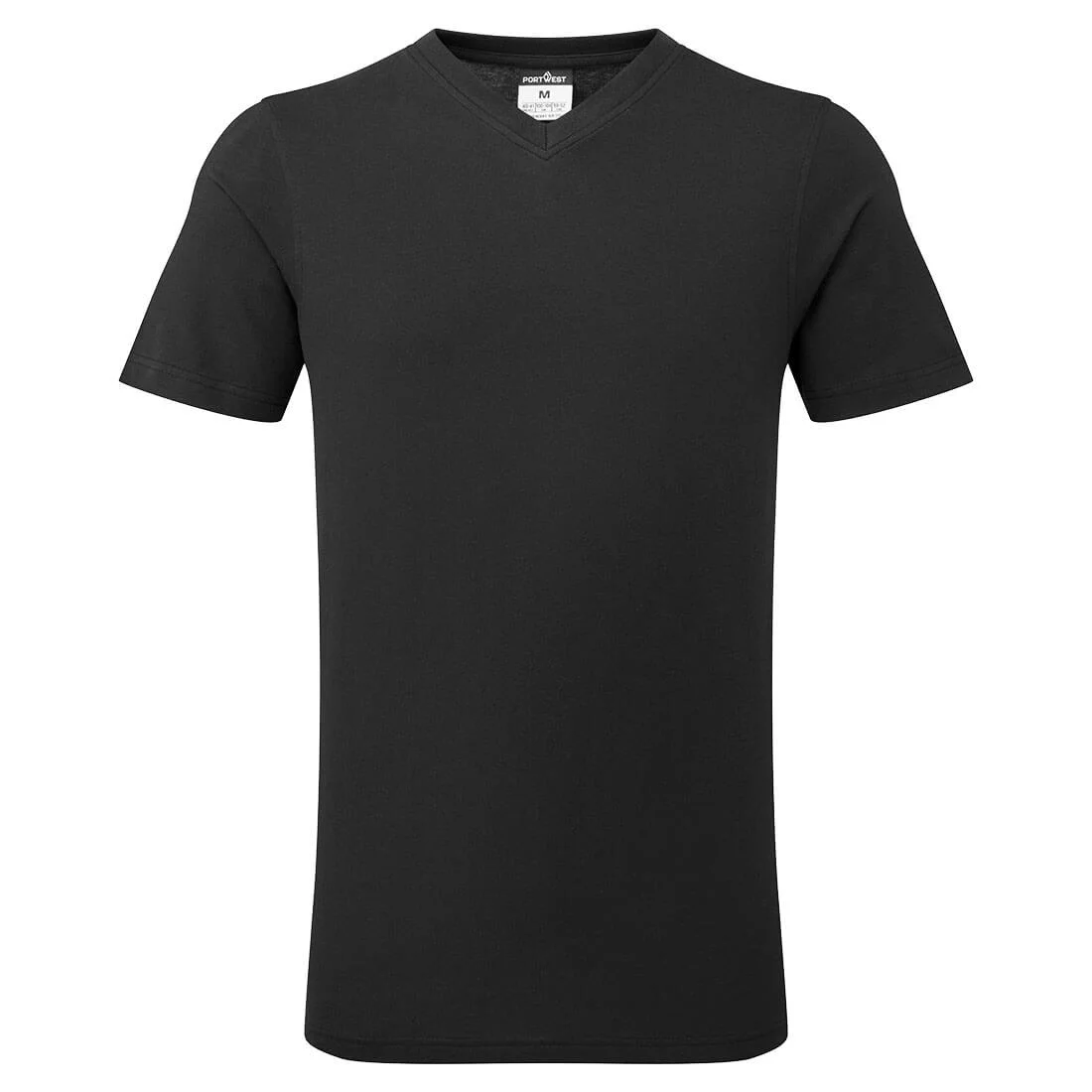 T-shirt en coton à col en V image
