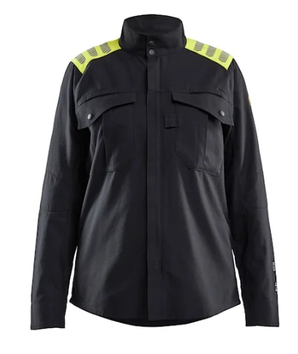 Surchemise multinormes inhérent femme 4072 - Noir/Jaune image